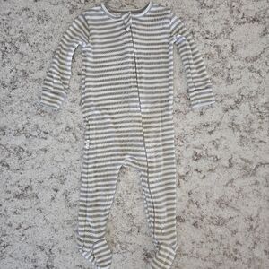 Woolino Footie Sleeper, Merino Wool Baby Pajamas, 6-9 Months